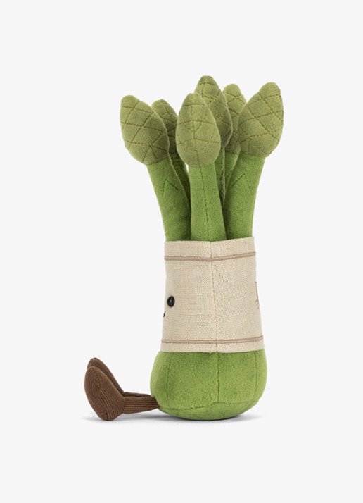 Jellycat Amuseables Asparagus knuffel 22 cm - detail 5 multicolor