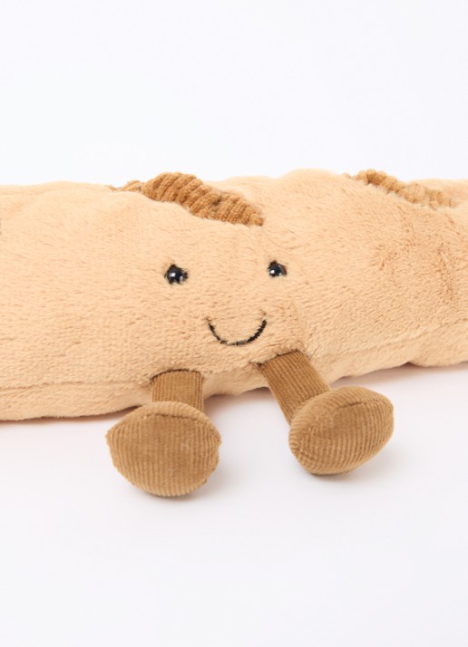 Jellycat Amuseables Baguette knuffel 35 cm - detail 3 beige