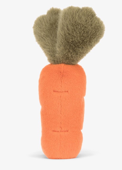 Jellycat Amuseables Carrot knuffel 28 cm - achterkant 6 oranje