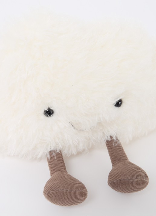 Jellycat Amuseables Cloud knuffel 28 cm - voorkant 2 wit