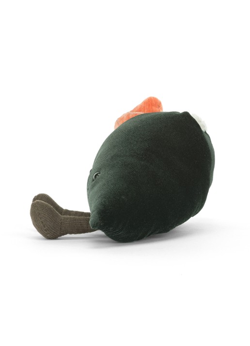 Jellycat Amuseables Coneroi Temaki knuffel 13 cm - detail 5 donkergroen