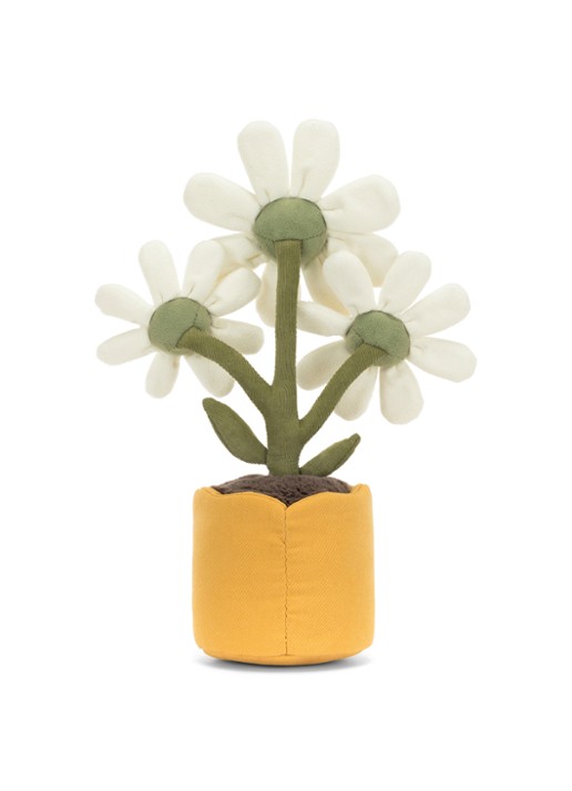 Jellycat Amuseables Daisy knuffel 34 cm - achterkant 5 vanillegeel