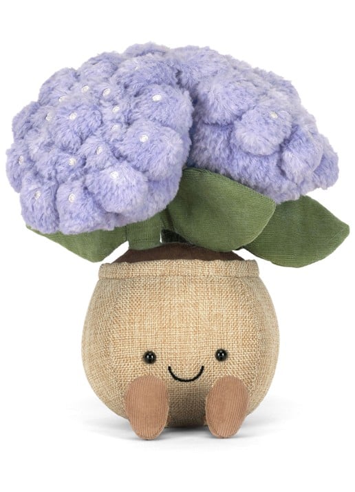 Jellycat Amuseables Hydrangea knuffel 24 cm  - detail beige