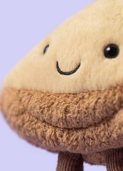 Jellycat Amuseables Margaux Madeleine knuffel 7 cm  - detail 5 beige