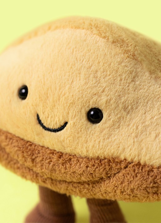 Jellycat Amuseables Margaux Madeleine knuffel 7 cm  - detail 7 beige