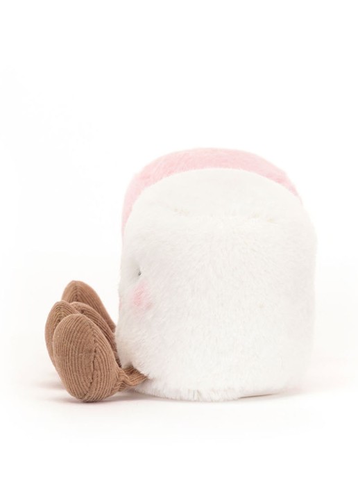 Jellycat Amuseables Marschmallows knuffel 9 cm - detail multicolor