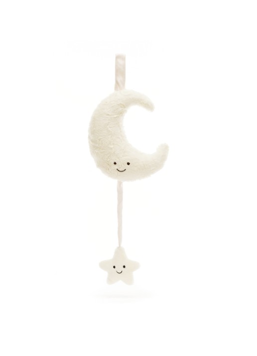 Jellycat Amuseables Moon Musicall Pull knuffel 28 cm