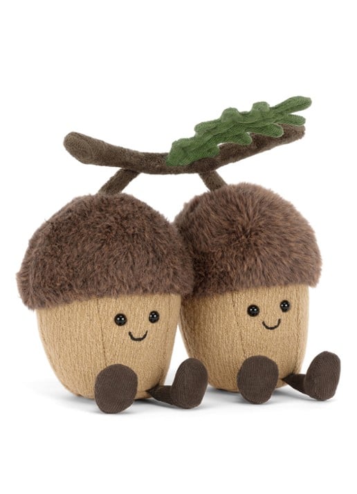 Jellycat Amuseables Ort & Tum Acorns knuffel 15 cm