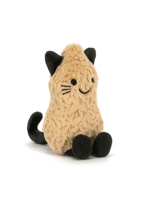 Jellycat Amuseables Peanut Cat Outfit knuffel 15 cm