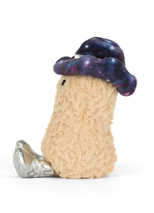 Jellycat Amuseables Peanut Space Rodeo Outfit knuffel 15 cm  - detail 5 beige