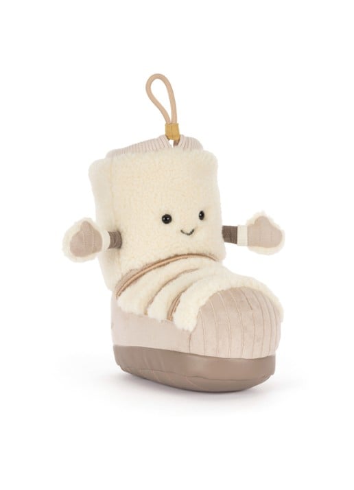 Jellycat Amuseables Perta Snow Boot - voorkant 4 beige