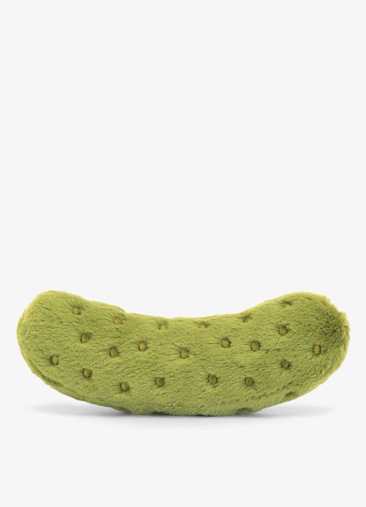 Jellycat Amuseables Pickle knuffel 8 cm - achterkant 4 groen