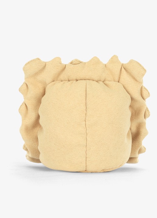 Jellycat Amuseables Ravioli knuffel 13 cm  - achterkant 4 multicolor
