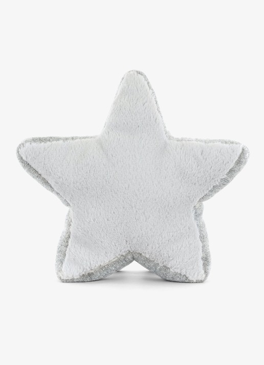 Jellycat Amuseables Silver Star knuffel 17 cm - achterkant 2 lichtgrijs