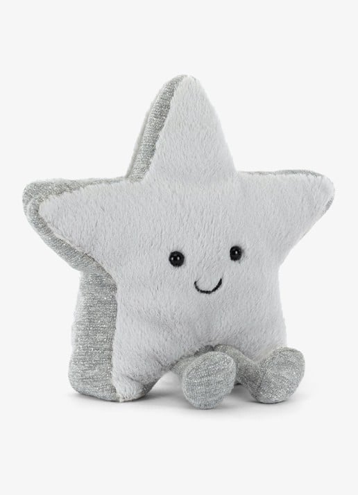 Jellycat Amuseables Silver Star knuffel 17 cm