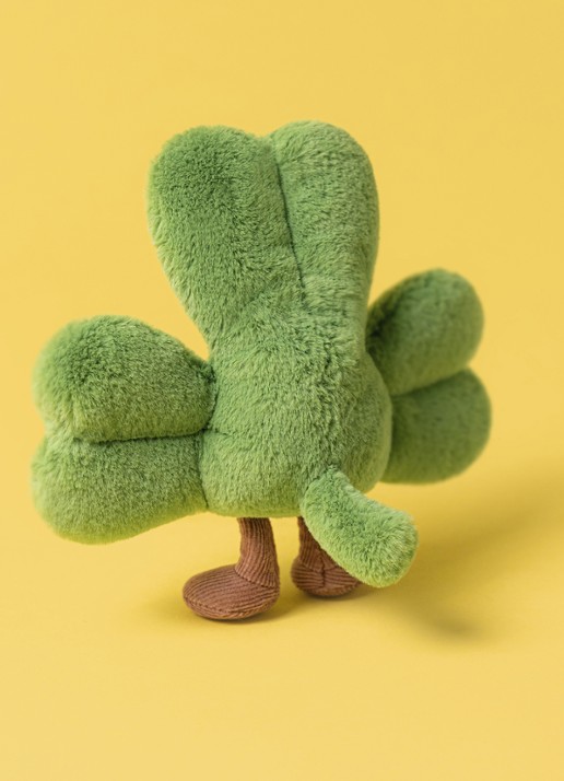 Jellycat Amuseables Siofra Shamrock knuffel 12 m - achterkant multicolor