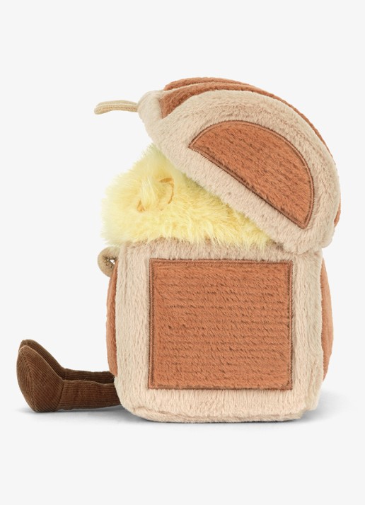 Jellycat Amuseables Treasure Chest knuffel 19 cm - detail 4 bruin