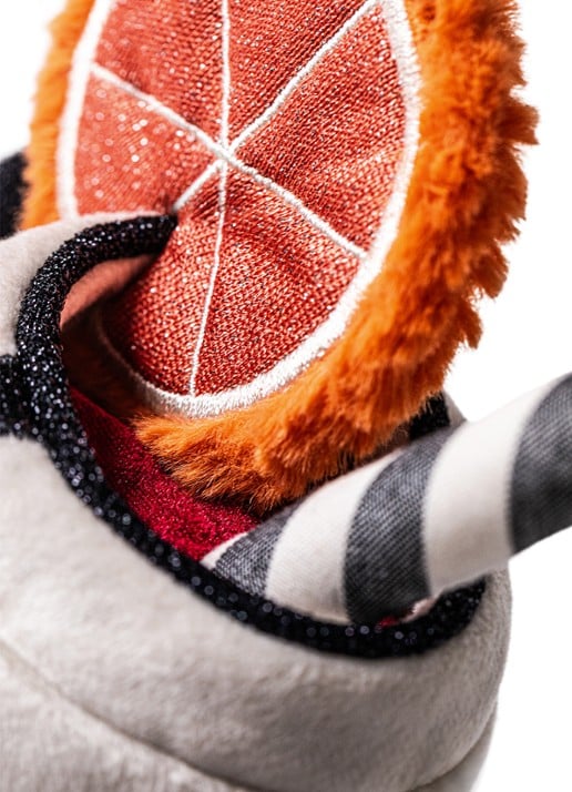 Jellycat Amuseables Vampop Drink knuffel 16 cm - detail 7 beige