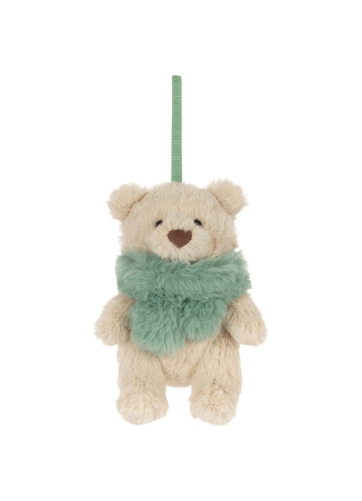 Jellycat Bartholomew Bear Jr. Winter Warmer kersthanger 10 cm