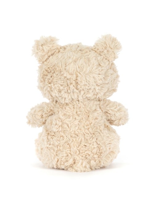 Jellycat Bartholomew Bear Junior knuffel 18 cm  - achterkant beige
