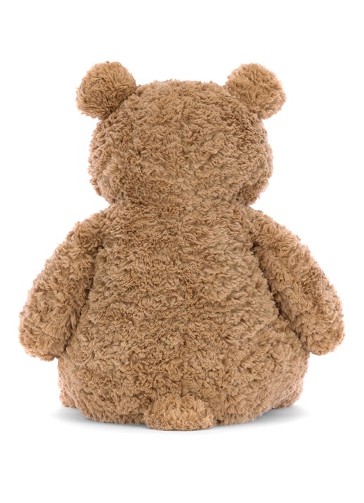 Jellycat Bartholomew Bear knuffel 36 cm - achterkant 4 bruin