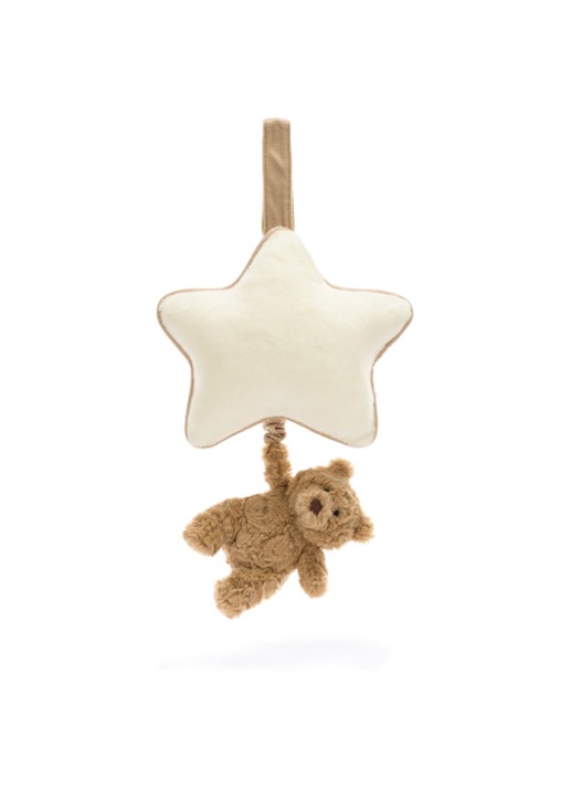 Jellycat Bartholomew Bear Musical Pull 30 cm - detail 2 beige