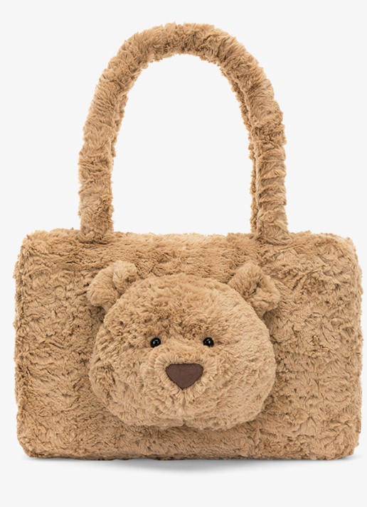 Jellycat Bartholomew Bear schoudertas - voorkant 2 multicolor