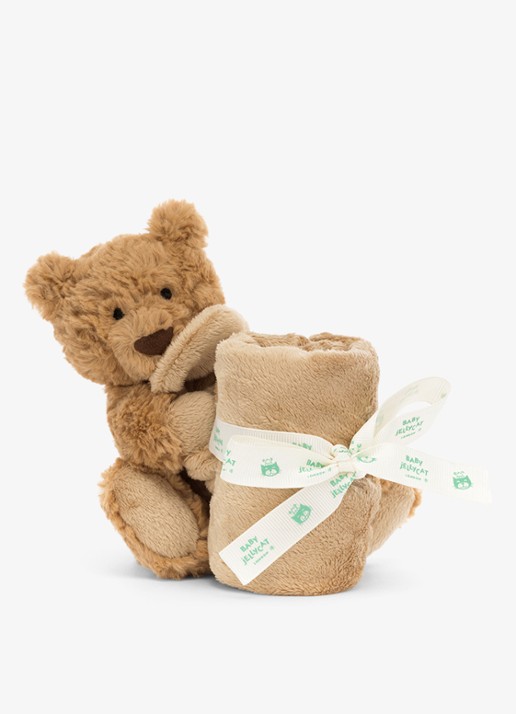 Jellycat Bartholomew Bear Soother knuffel 13 cm - detail 2 multicolor