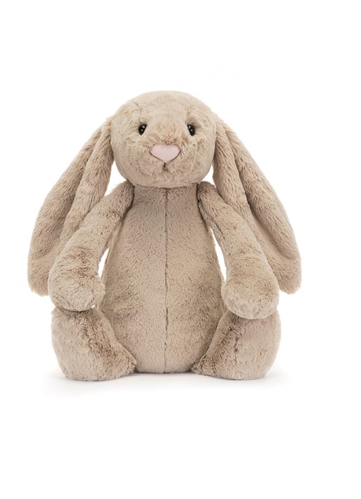 Jellycat Bashful Bunny knuffel 36 cm - voorkant 4 beige