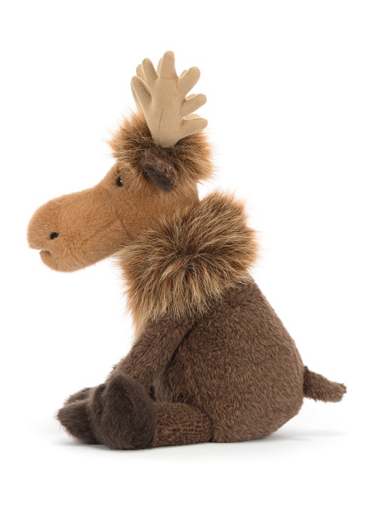 Jellycat Birchly Moose knuffel 28 cm - voorkant 4 beige
