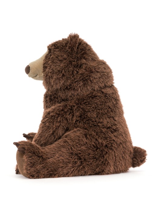 Jellycat Bizzlestomp Bear knuffel 40 cm - detail 4 bruin