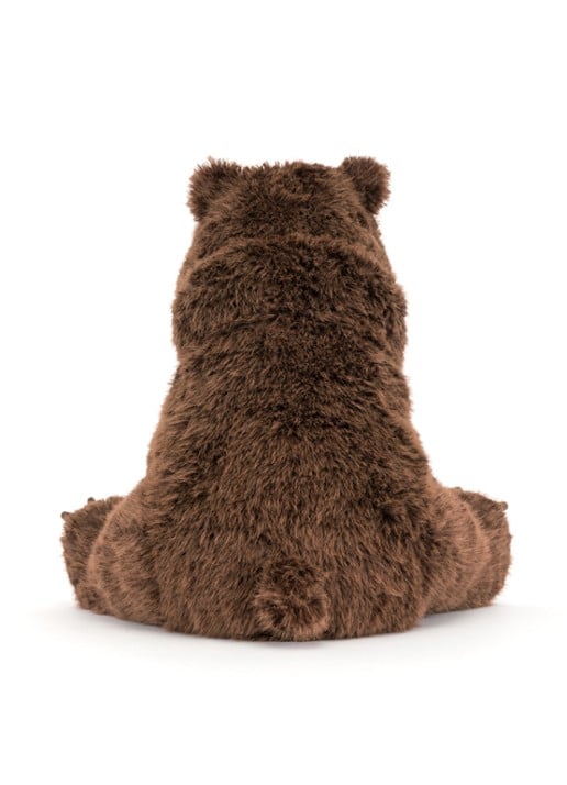Jellycat Bizzlestomp Bear - achterkant bruin