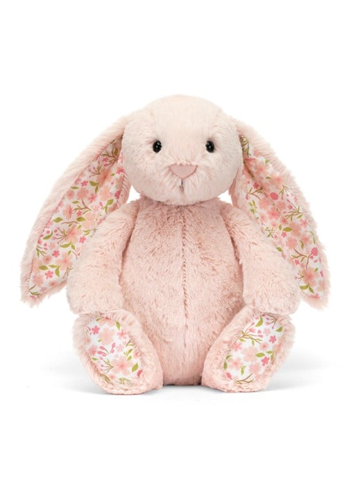 Jellycat Blossom Blush Bunny ‘Cherry’ knuffel 31 cm - detail abrikoos
