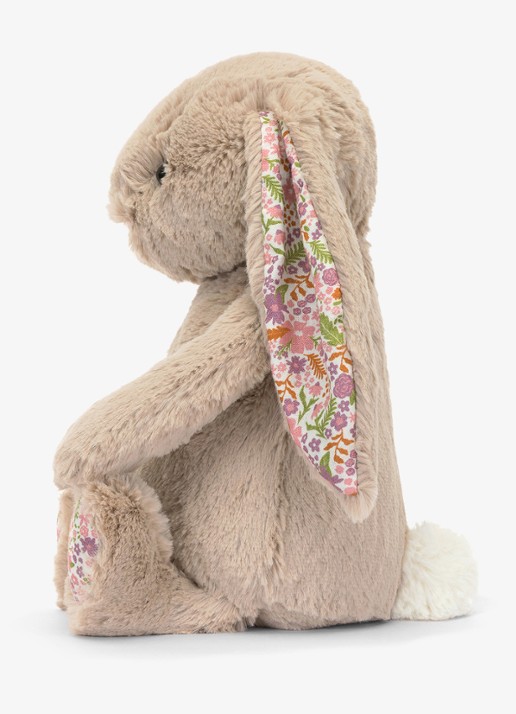 Jellycat Blossom Bunny 'Petal' knuffel 31 cm  - detail 3 beige