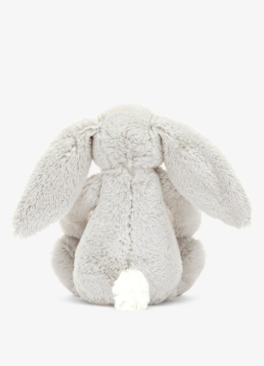 Jellycat Blossom Silver Bunny 'Bloom' knuffel 18 cm  - detail 4 multicolor