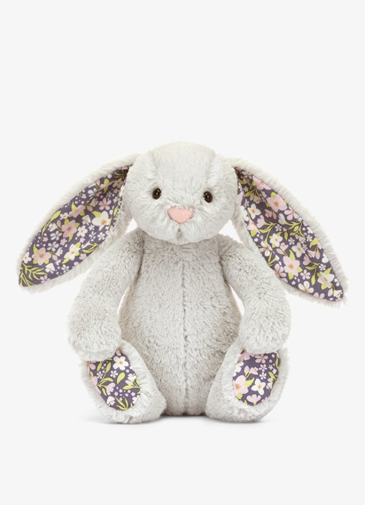 Jellycat Blossom Silver Bunny 'Bloom' knuffel 18 cm
