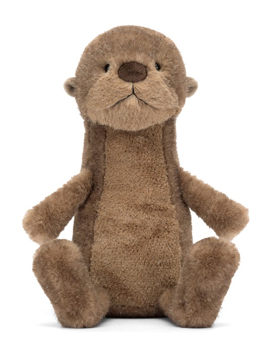 Jellycat Brooke Otter knuffel 33 cm - detail bruin