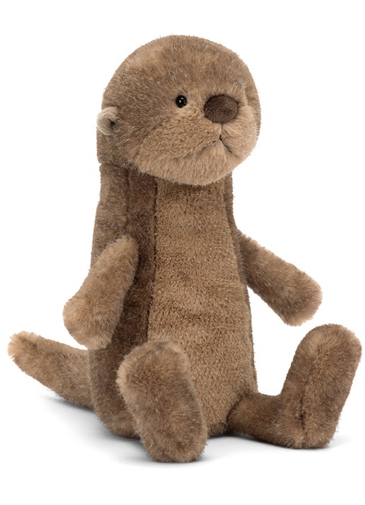 Jellycat Brooke Otter knuffel 33 cm - voorkant 4 bruin