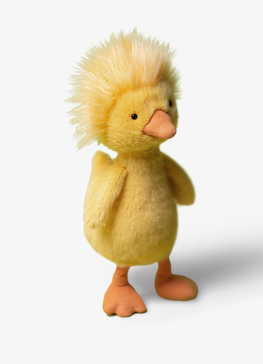 Jellycat Dorit Duckling knuffel 26 cm - voorkant geel