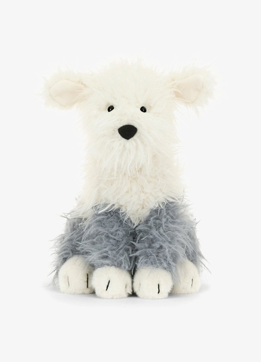 Jellycat Ewert Sheepdog knuffel 29 cm - voorkant 4 multicolor