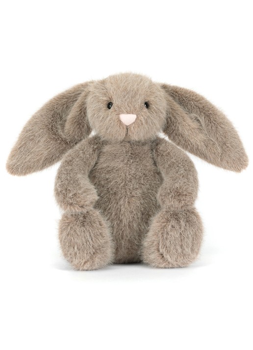 Jellycat Fawn Flufflet Bunny knuffel 18 cm  - detail multicolor