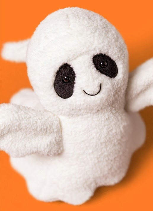 Jellycat Ghost Bob knuffel 15 cm - detail 5 beige