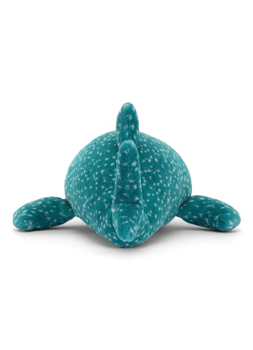 Jellycat Gobfrey Whale Shark knuffel 40 cm - achterkant 5 blauw