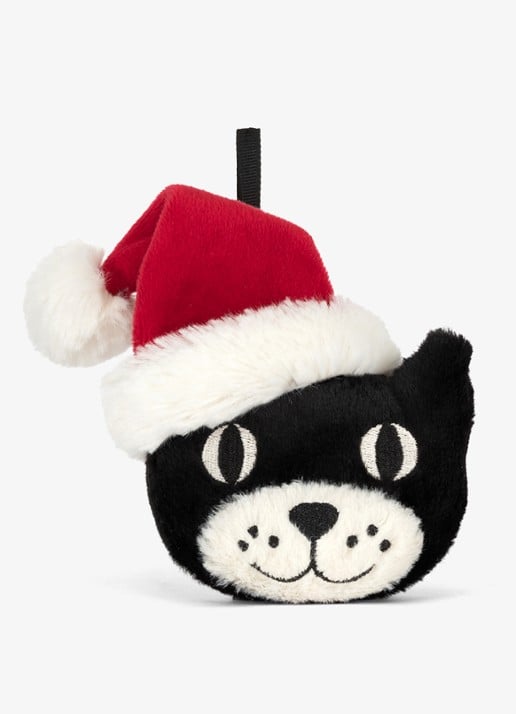 Jellycat Jellycat Jack Decoration knuffel 7 cm - voorkant 2 zwart