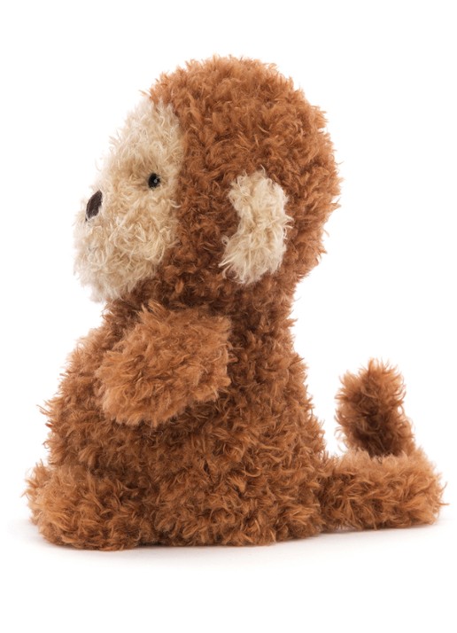 Jellycat Little Monkey knuffel 18 cm  - detail 3 multicolor