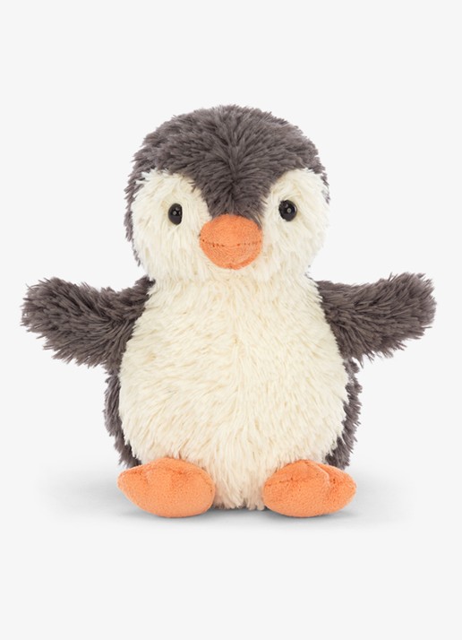 Jellycat Peanut Penguin knuffel 12 cm - detail multicolor