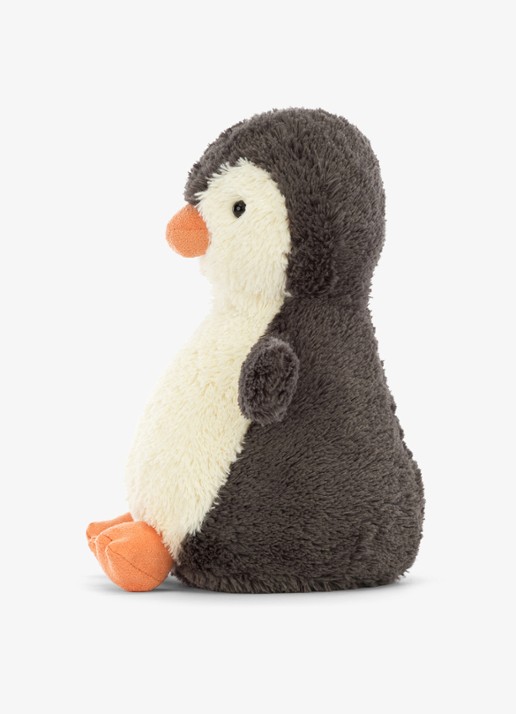 Jellycat Peanut Penguin knuffel 24 cm - detail 4 antraciet
