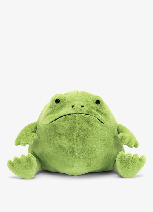 Jellycat Ricky Rain Frog knuffel 15 cm - voorkant 4 multicolor