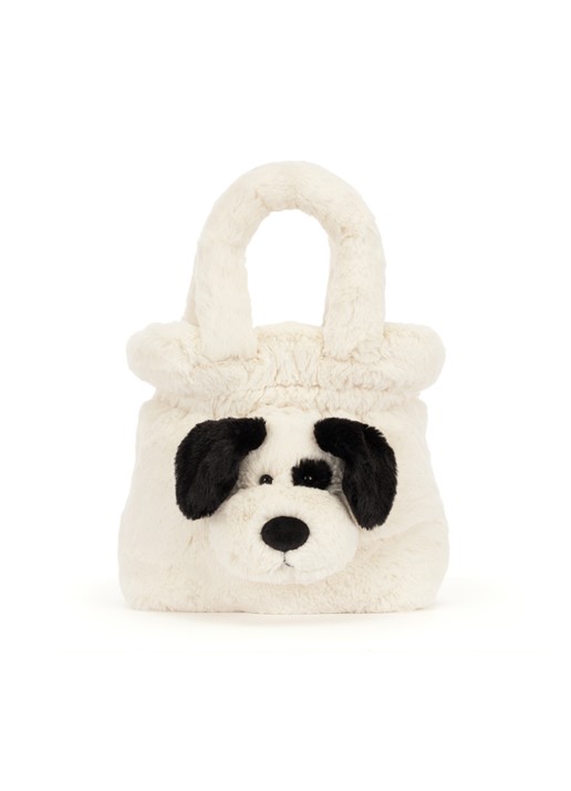 Jellycat Rufferty Puppy handtas - voorkant 3 beige