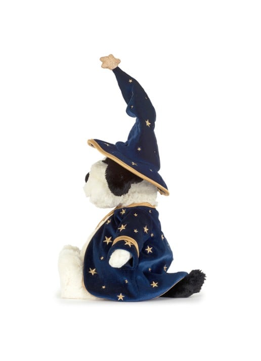 Jellycat Rufferty Puppy Wizard Outfit knuffel 31 cm - detail 5 donkerblauw